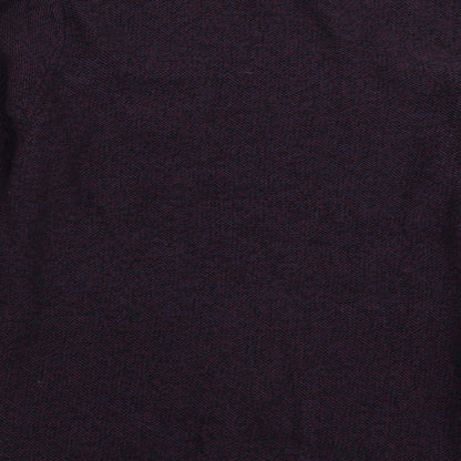 Cedar Wood State Mens Purple  Knit Pullover Jumper Size L