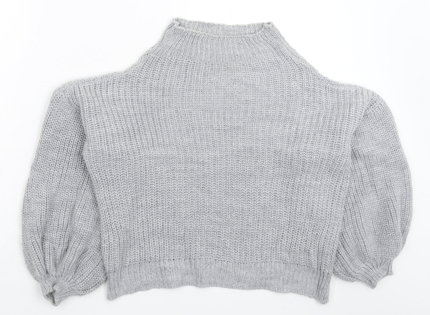 Womens UK Size M Misspap Grey Pullover Jumper