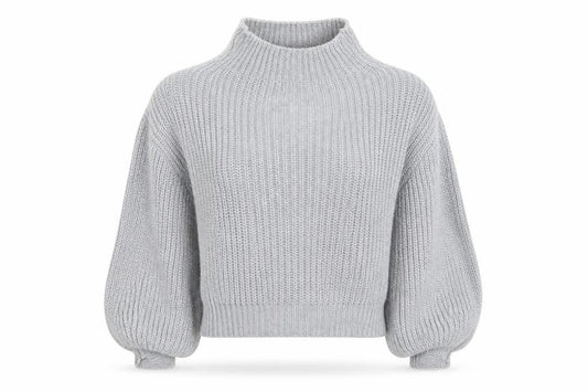 Womens UK Size M Misspap Grey Pullover Jumper