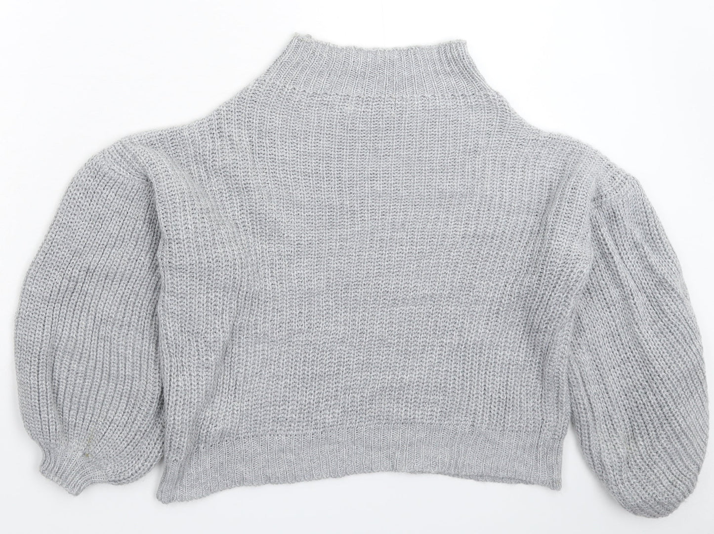 Womens UK Size M Misspap Grey Pullover Jumper