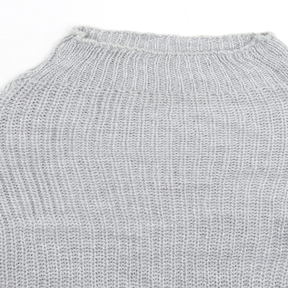 Womens UK Size M Misspap Grey Pullover Jumper