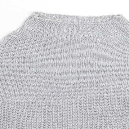 Womens UK Size M Misspap Grey Pullover Jumper