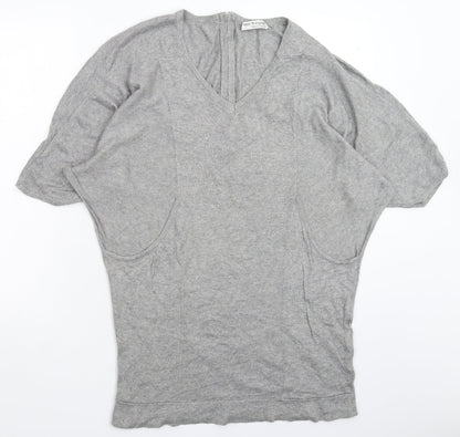 Autograph Womens Grey  Knit Jumper Dress  Size 12