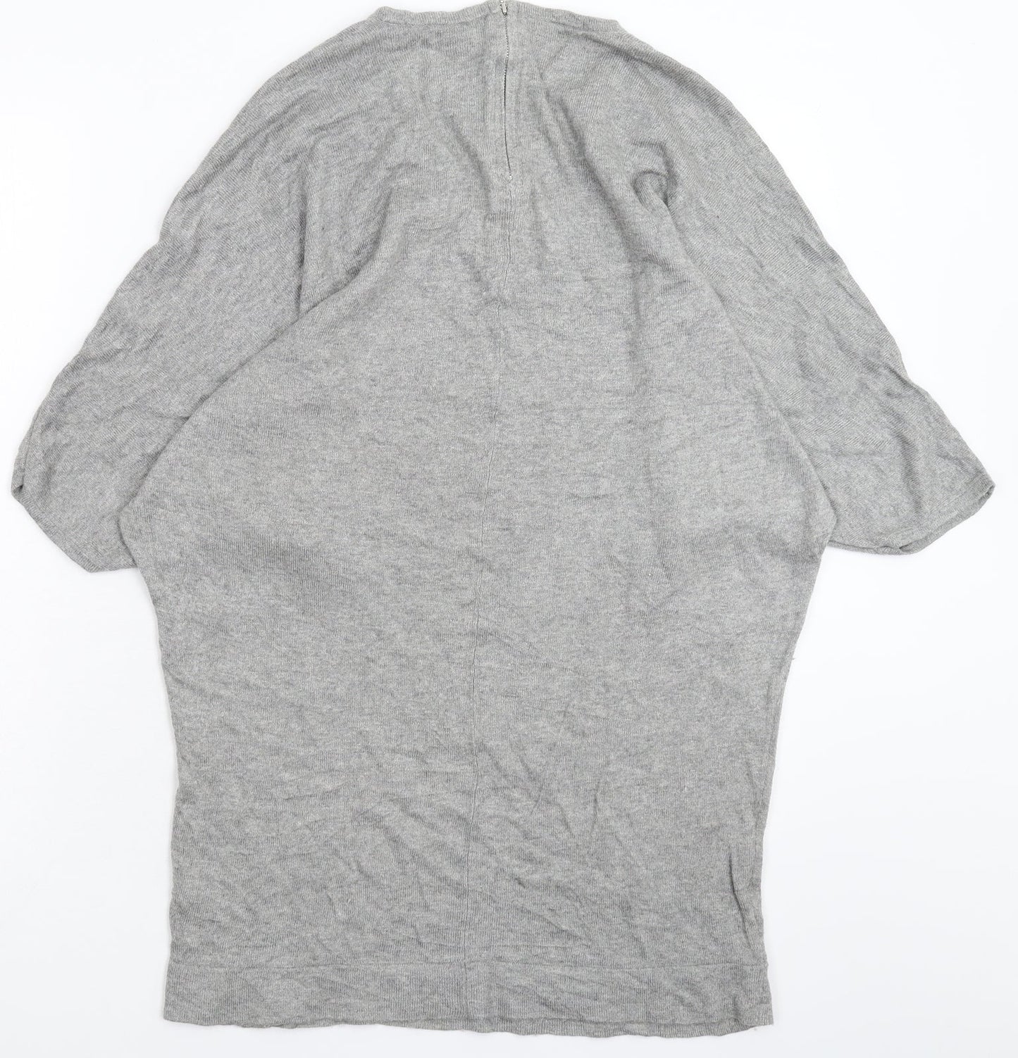 Autograph Womens Grey  Knit Jumper Dress  Size 12