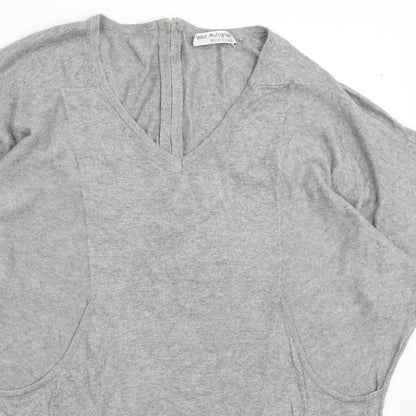 Autograph Womens Grey  Knit Jumper Dress  Size 12