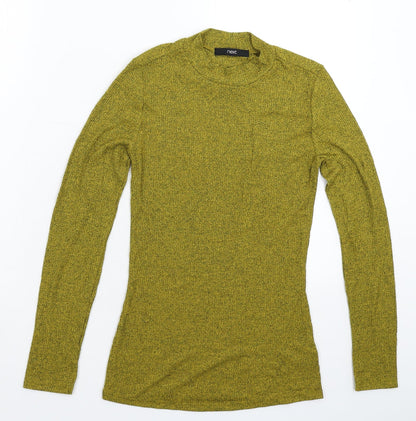 Womens UK Size 8 NEXT Yellow Pullover Jumper