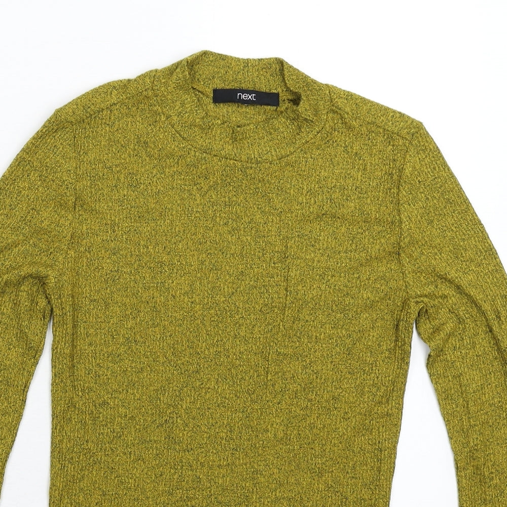 Womens UK Size 8 NEXT Yellow Pullover Jumper