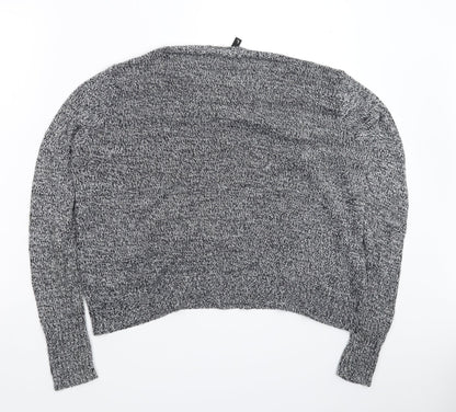 Womens UK Size L Divided Grey Pullover Jumper