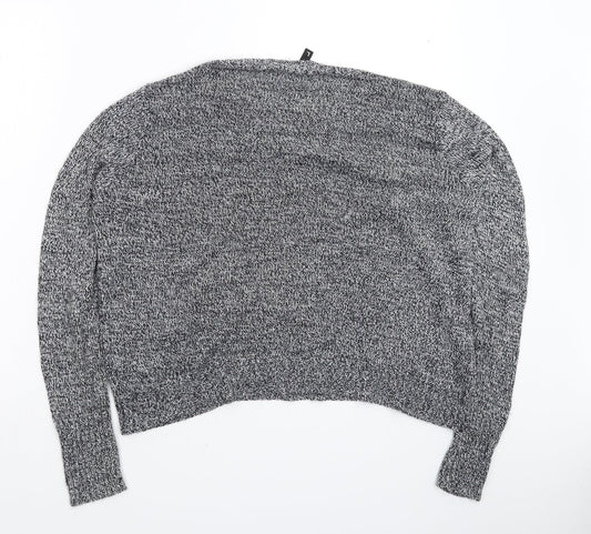 Womens UK Size L Divided Grey Pullover Jumper