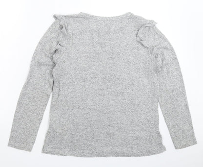Womens UK Size M Oasis Grey Pullover Jumper