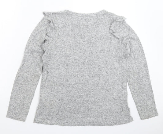 Womens UK Size M Oasis Grey Pullover Jumper