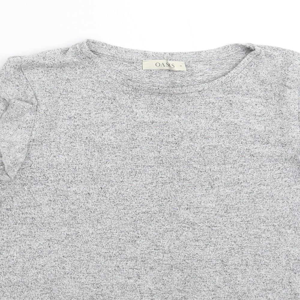 Womens UK Size M Oasis Grey Pullover Jumper