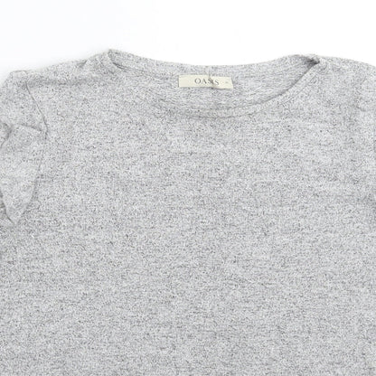 Womens UK Size M Oasis Grey Pullover Jumper