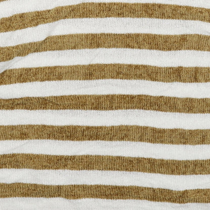 TU Womens Multicoloured Striped Knit Pullover Jumper Size 8