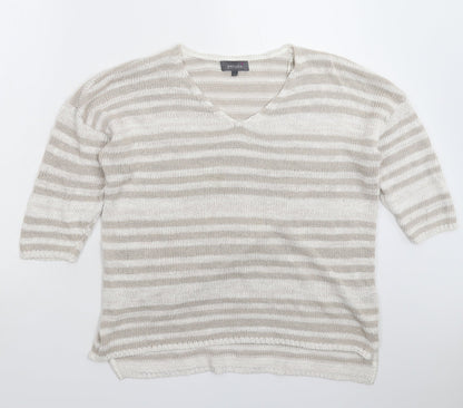 Womens UK Size 14 Per Una Grey Pullover Jumper