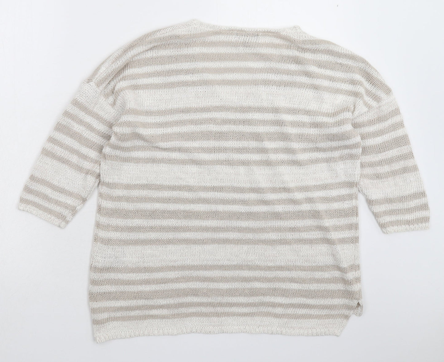 Womens UK Size 14 Per Una Grey Pullover Jumper