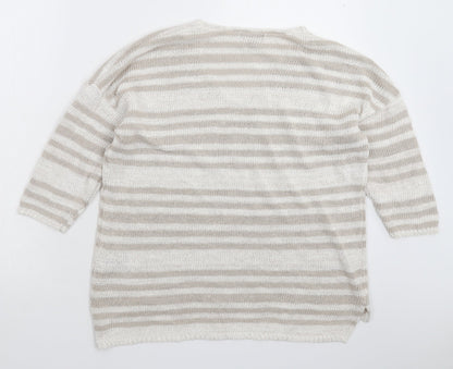 Womens UK Size 14 Per Una Grey Pullover Jumper
