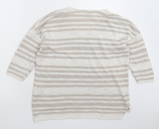 Womens UK Size 14 Per Una Grey Pullover Jumper