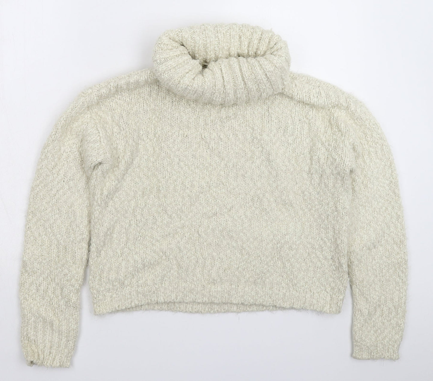 Womens UK Size 12 NEXT White Pullover Jumper