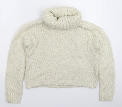 Womens UK Size 12 NEXT White Pullover Jumper