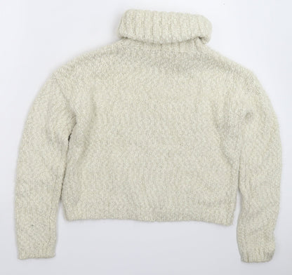Womens UK Size 12 NEXT White Pullover Jumper