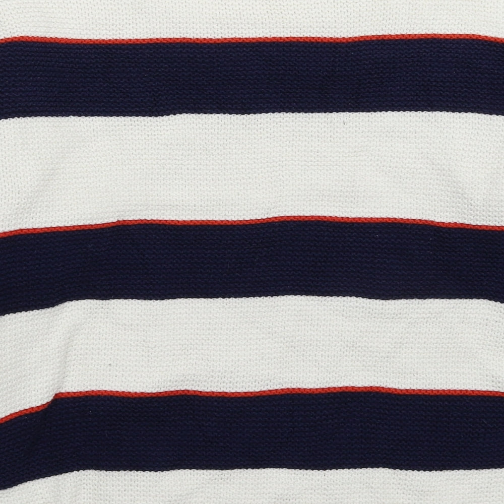 TU Womens Multicoloured Striped Knit Pullover Jumper Size 12