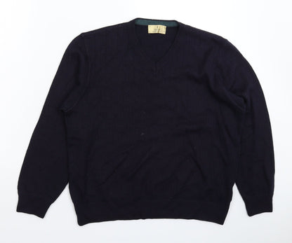 Womens UK Size M Marks and Spencer Blue Pullover Jumper
