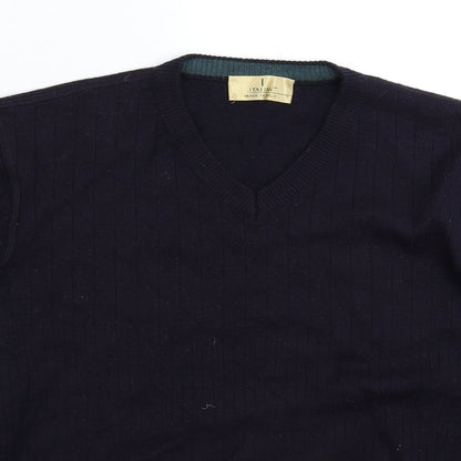 Womens UK Size M Marks and Spencer Blue Pullover Jumper