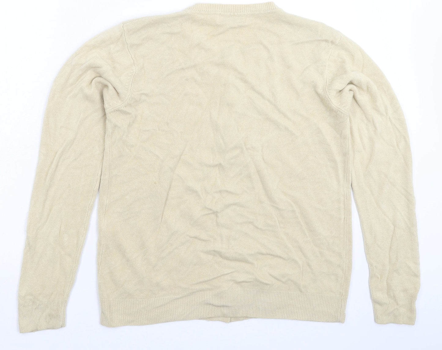 Womens UK Size M Bonmarché Beige Cardigan Jumper