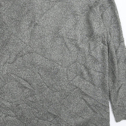 Womens UK Size L bonprix Grey Cardigan Jumper