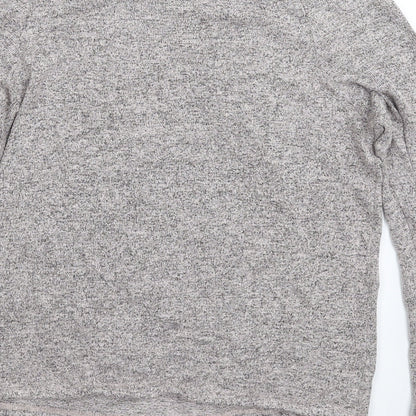 NEXT Womens Grey Solid  Top Pyjama Top Size 8