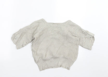 zazie Womens Beige   Pullover Jumper Size L