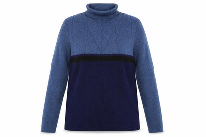 Preworn Womens Blue  Knit Pullover Jumper Size 10
