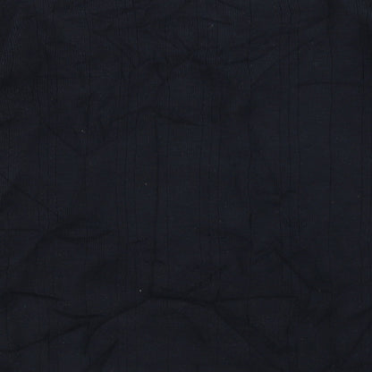 Georgio Collections Mens Blue Check Knit Pullover Jumper