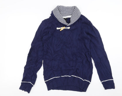 H&M Mens Blue  Knit Pullover Jumper Size M