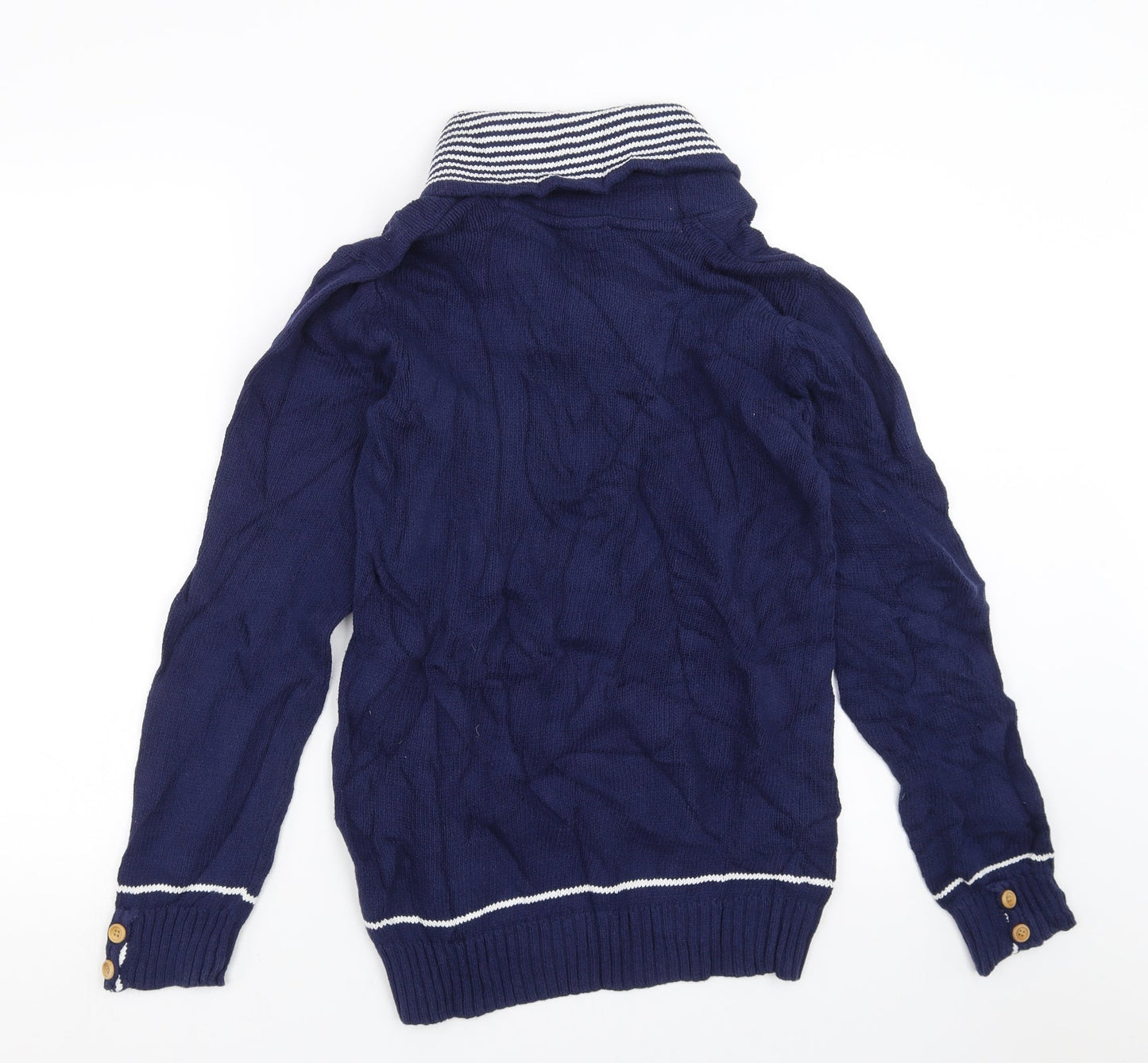 H&M Mens Blue  Knit Pullover Jumper Size M