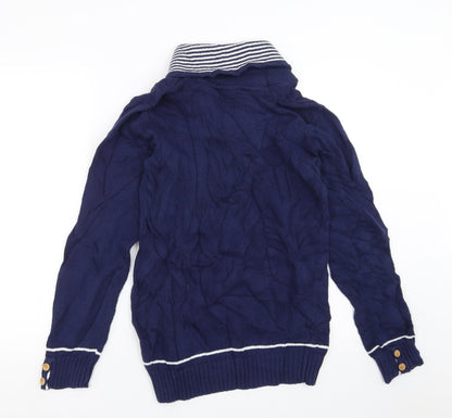 H&M Mens Blue  Knit Pullover Jumper Size M