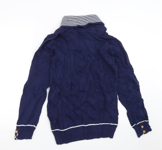 H&M Mens Blue  Knit Pullover Jumper Size M