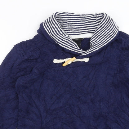 H&M Mens Blue  Knit Pullover Jumper Size M