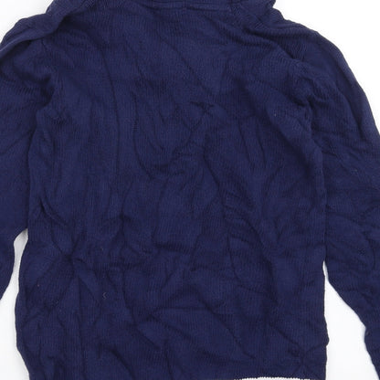 H&M Mens Blue  Knit Pullover Jumper Size M