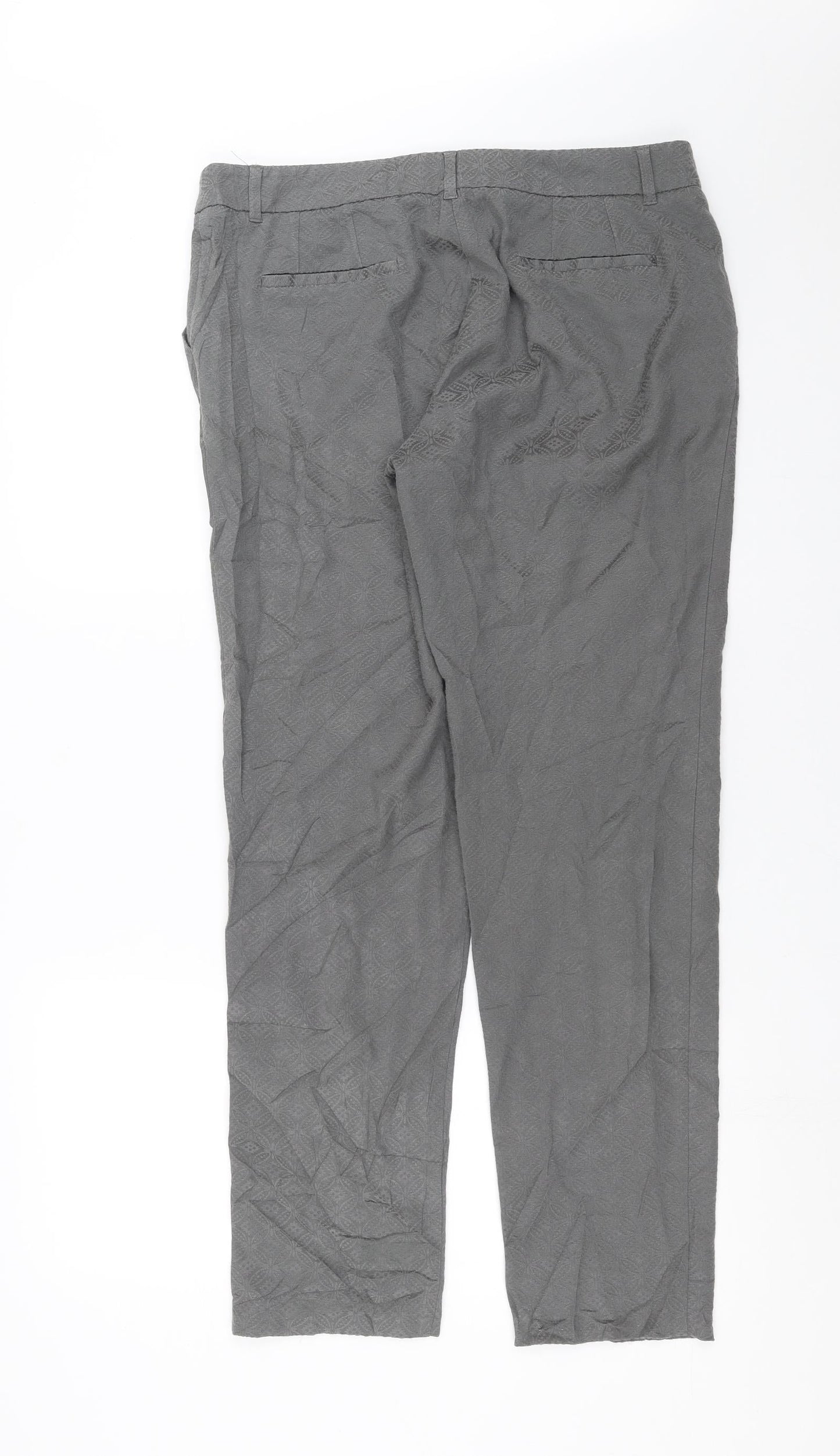 Womens UK Size 12 NEXT Regular Fit  Grey Trousers