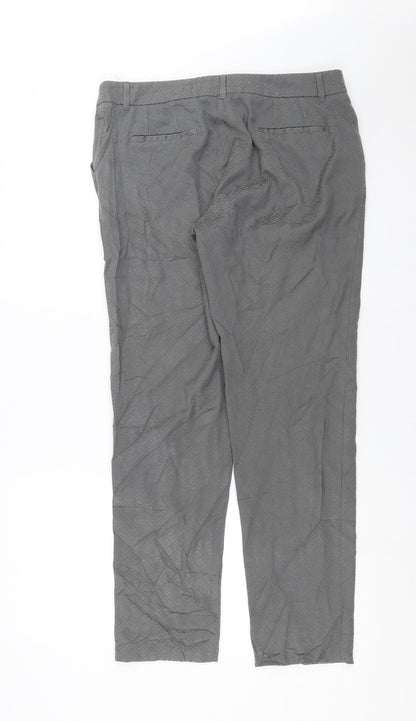 Womens UK Size 12 NEXT Regular Fit  Grey Trousers