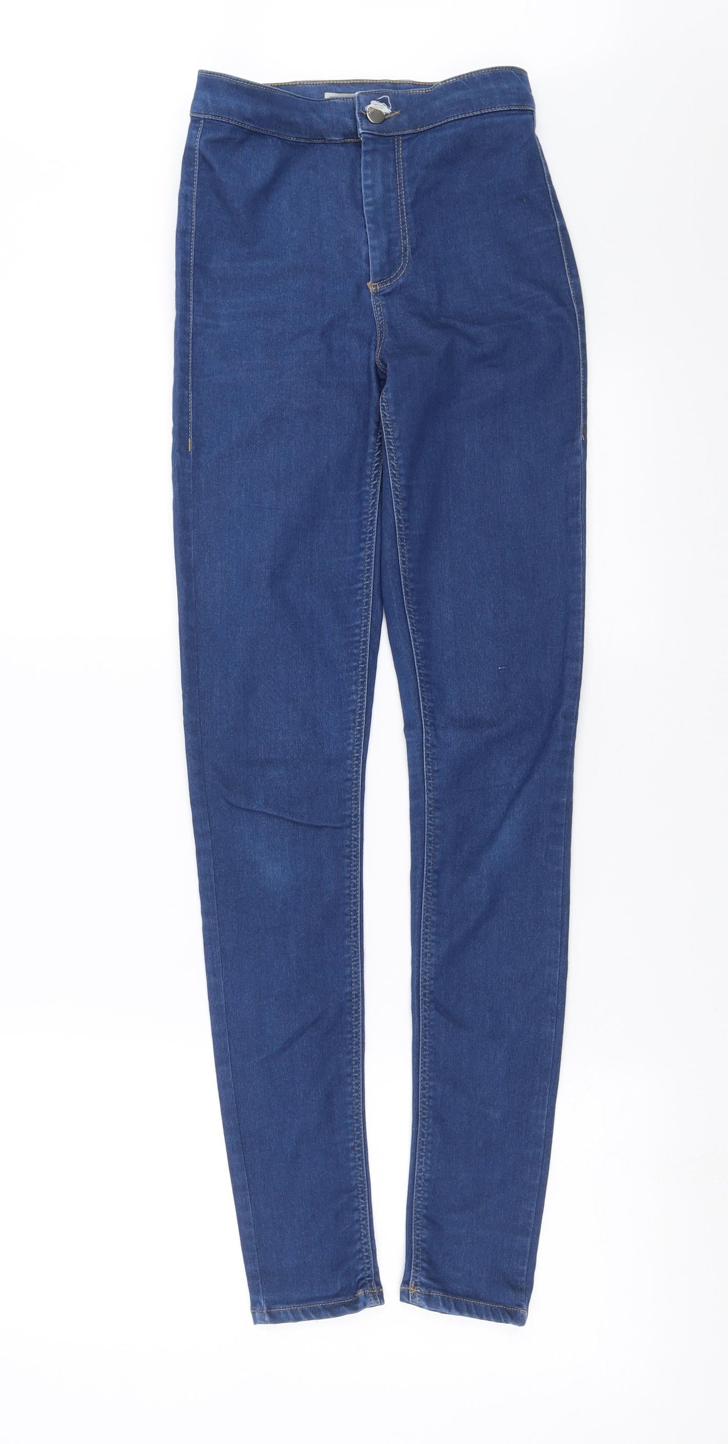 Topshop Womens Blue  Denim Skinny Jeans Size 24 in L30 in