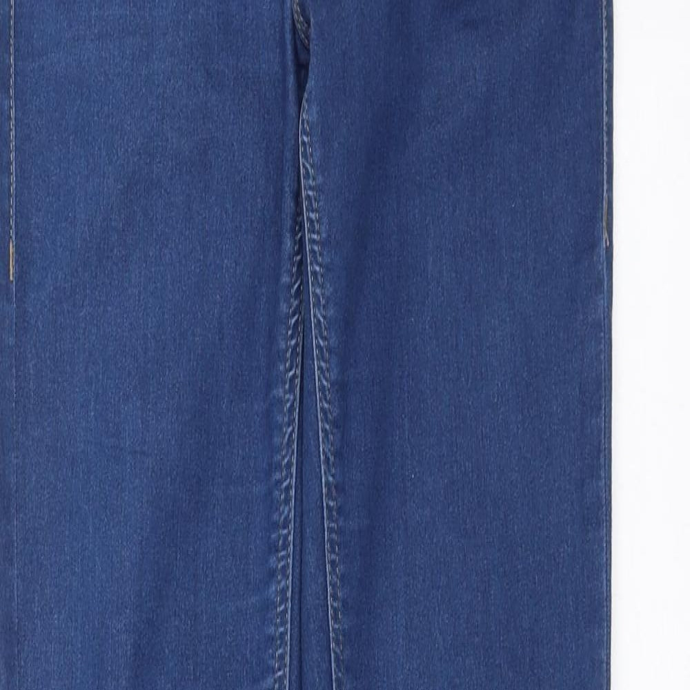 Topshop Womens Blue  Denim Skinny Jeans Size 24 in L30 in