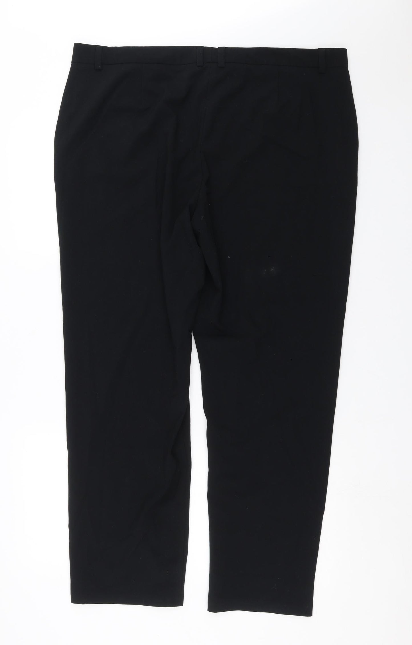 Womens UK Size 40 in Preworn Regular Fit  Black Trousers