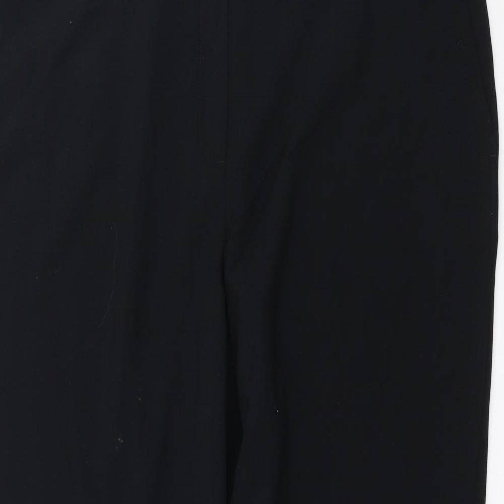 Womens UK Size 40 in Preworn Regular Fit  Black Trousers