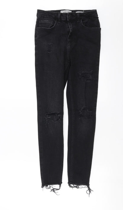 New Look Womens Black  Denim Skinny Jeans Size 10 L26 in