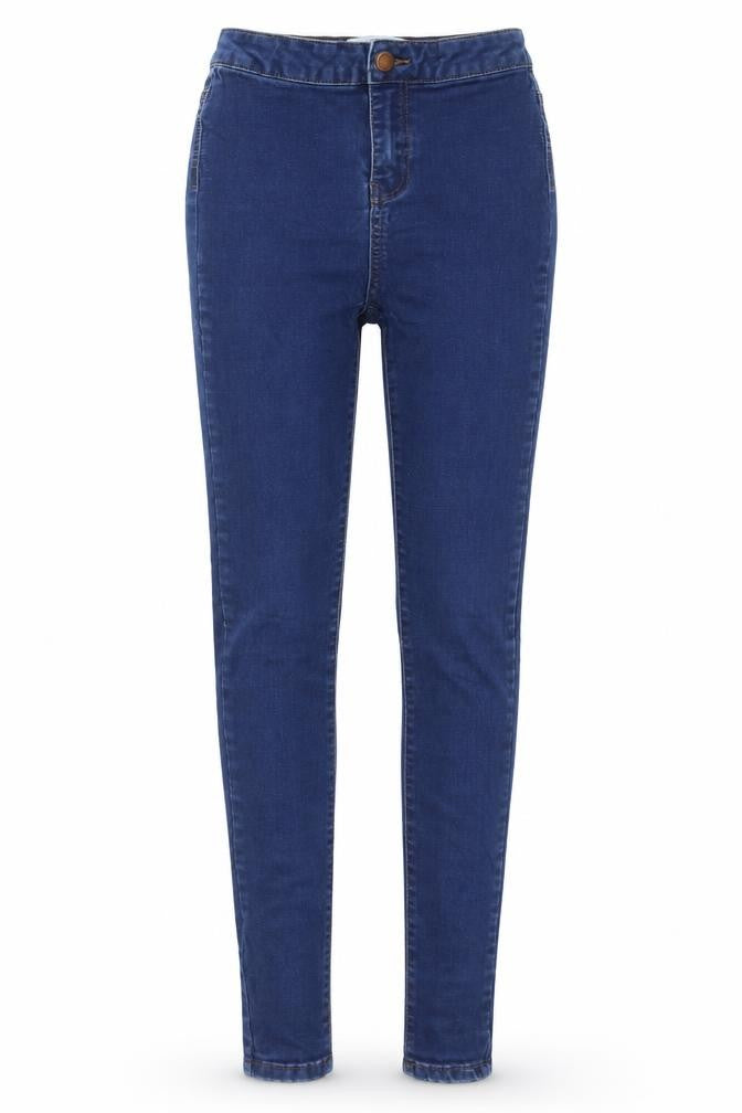 Womens UK Size 8 New Look Extra-Slim Fit Skinny Blue Jeans