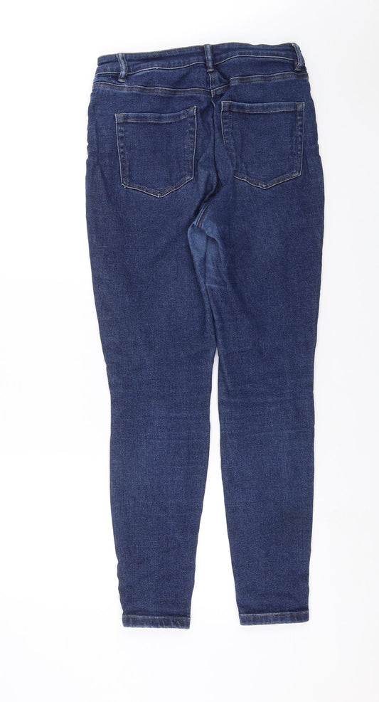 NEXT Womens Blue  Denim Skinny Jeans Size 12 L28 in