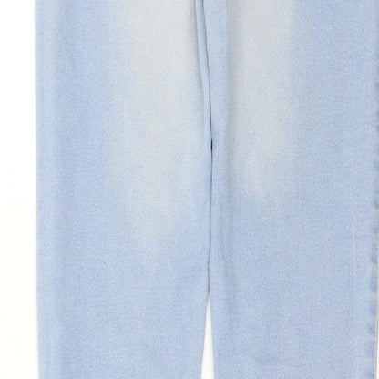 Primark Womens Blue  Denim Skinny Jeans Size 8 L29 in